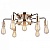 Потолочная люстра Arte Lamp Gelo A6001PL-7BK