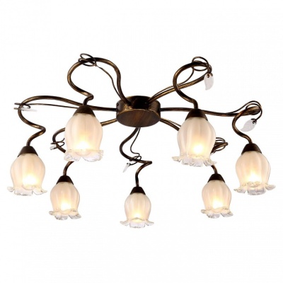 Потолочная люстра Arte Lamp Glamore A7449PL-7BR