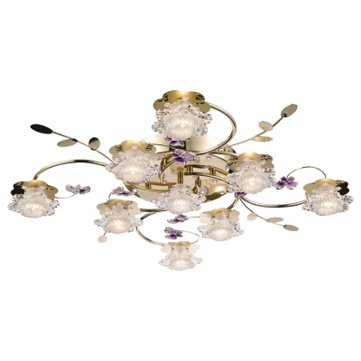 Потолочная люстра Arte Lamp Petali A3109PL-9GO