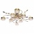Потолочная люстра Arte Lamp Petali A3109PL-9GO Потолочная люстра Arte Lamp Petali A3109PL-9GO