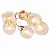Потолочная люстра Arte Lamp Serpentina A5006PL-5GO