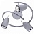 Спот Arte Lamp Regista A1966PL-3GY