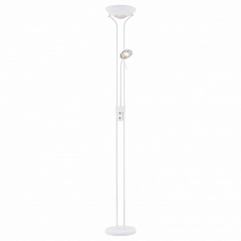 Торшер с подсветкой Arte Lamp Duetto A4329PN-2WH