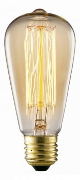 Лампа накаливания Arte Lamp Bulbs E27 60Вт 2700K ED-ST64-CL60