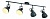 Спот Arte Lamp Martin A5215PL-4BG