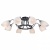 Потолочная люстра Arte Lamp Fiorentino A7144PL-8BK Потолочная люстра Arte Lamp Fiorentino A7144PL-8BK