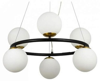 Подвесная люстра Arte Lamp Alcor A2224SP-6BK