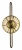 Накладной светильник Arte Lamp Almaaz A2563AP-1PB Накладной светильник Arte Lamp Almaaz A2563AP-1PB