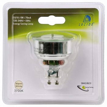 Лампа компактная люминесцентная Lucide Energy GX10q 8Вт 2700K 50445/08/31