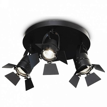 Спот Ideal Lux Ciak CIAK AP3 NERO