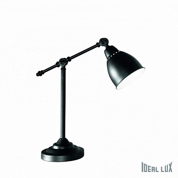 Настольная лампа офисная Ideal Lux Newton NEWTON TL1 NERO