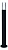Наземный низкий светильник Ideal Lux Bamboo BAMBOO PT1 NERO