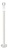 Наземный низкий светильник Ideal Lux Eclisse ECLISSE PT1 SMALL BIANCO