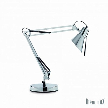 Настольная лампа офисная Ideal Lux Sally SALLY TL1 CROMO