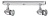 Спот Nowodvorski Colville Silver 5733