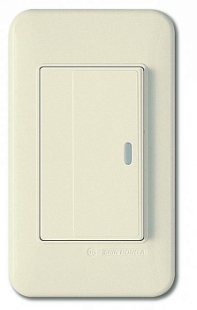 Выключатель одноклавишный Imex 70 Wide Ivory WSN 0321