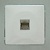 Розетка двойная Ethernet RJ-45 без рамки Imex 1611L 1611L-S100
