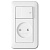 Розетка без заземления Imex 1022 WST 1022 WH