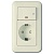 Розетка с заземлением Imex 1023L WST 1023L
