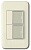 Выключатель двуклавишный Imex 70 Wide Delux Gold WSN 0122G