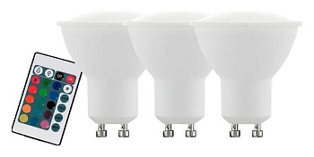 Набор ламп светодиодных Eglo ПРОМО LM_LED_GU10 GU10 4Вт 3000K 10687