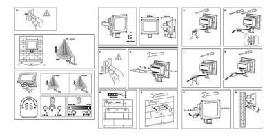 Настенный прожектор Globo Radiator IV 34107S