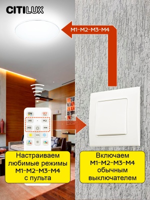 Накладной светильник Citilux Спутник CL734330G