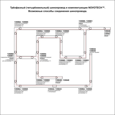 Трек накладной Novotech Port 135039
