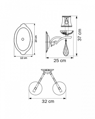 Бра Lightstar Inatti 718623