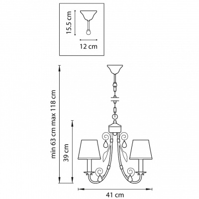 Подвесная люстра Lightstar Modesto 781034
