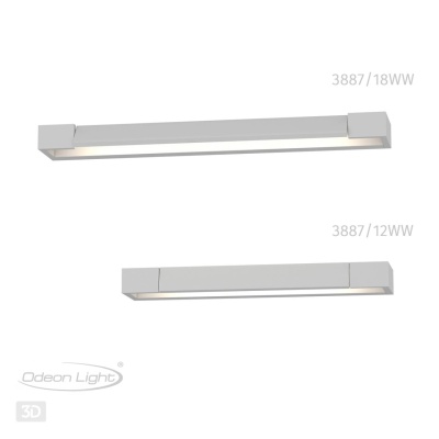 Накладной светильник Odeon Light Arno 3887/12WW