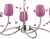 Подвесная люстра Odeon Light Rika Girl 2583/5 Подвесная люстра Odeon Light Rika Girl 2583/5