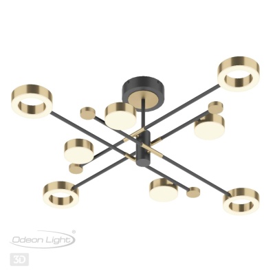 Люстра на штанге Odeon Light Denzel 4321/63CL